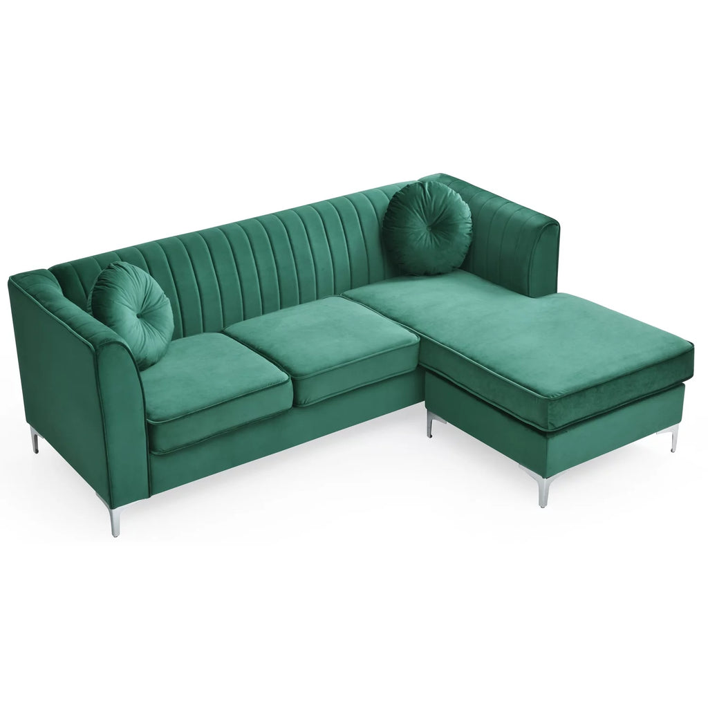 Green Sofa Chaise V598785
