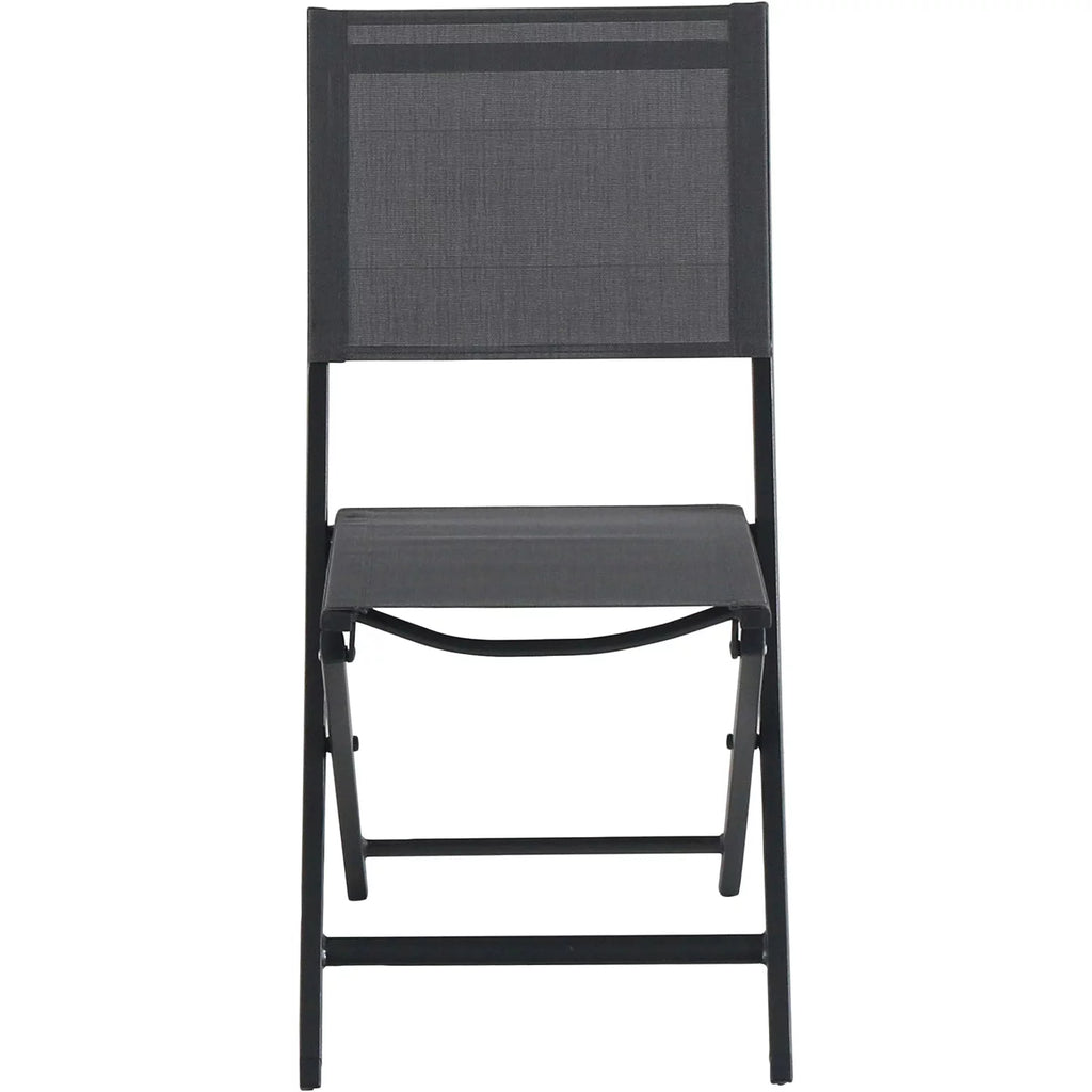 7-Piece Expandable Dining Set with 6 Folding Sling Chairs K826