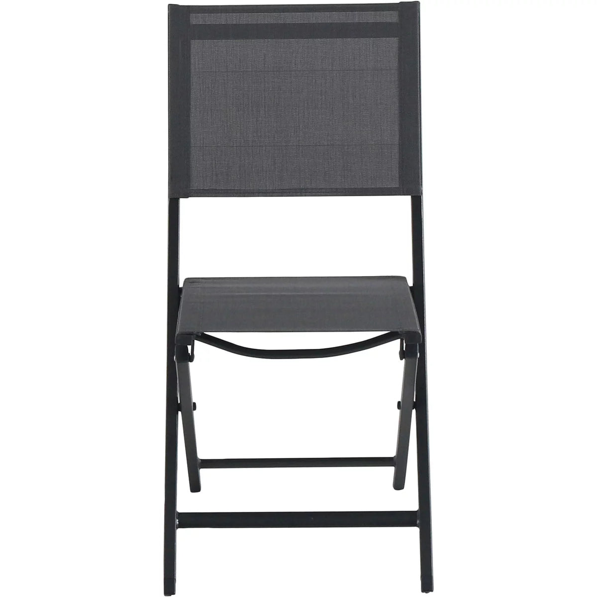 7-Piece Expandable Dining Set with 6 Folding Sling Chairs K826