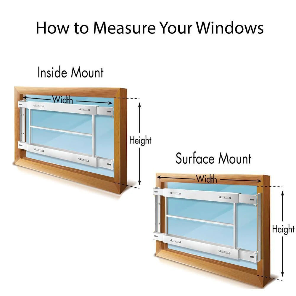 White 8-Bar Window Guard O2514