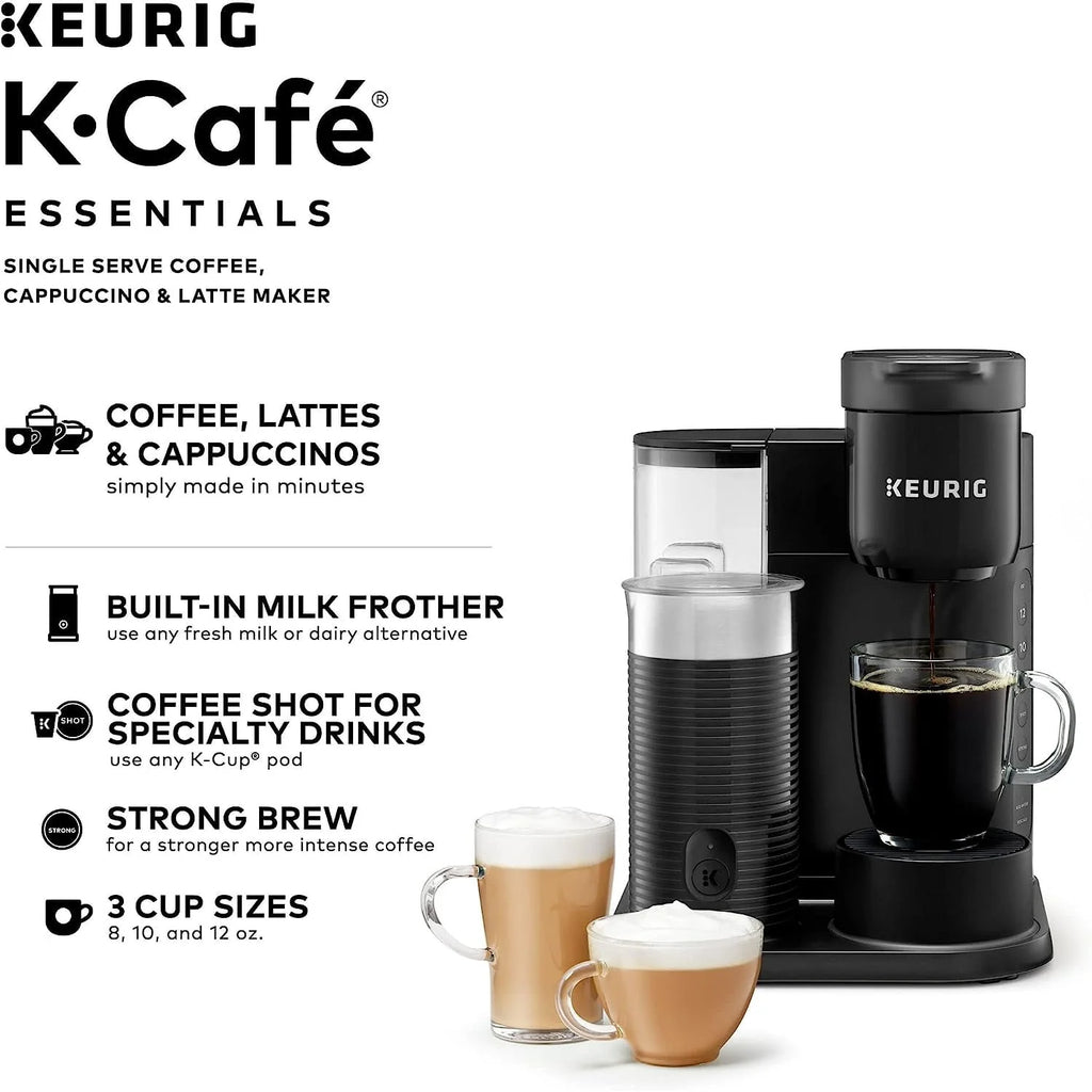 Black Single Serve Coffee, Latte and Cappuccino Maker N8475