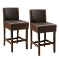 Brown Counter Stools (Set of 2) Q4654