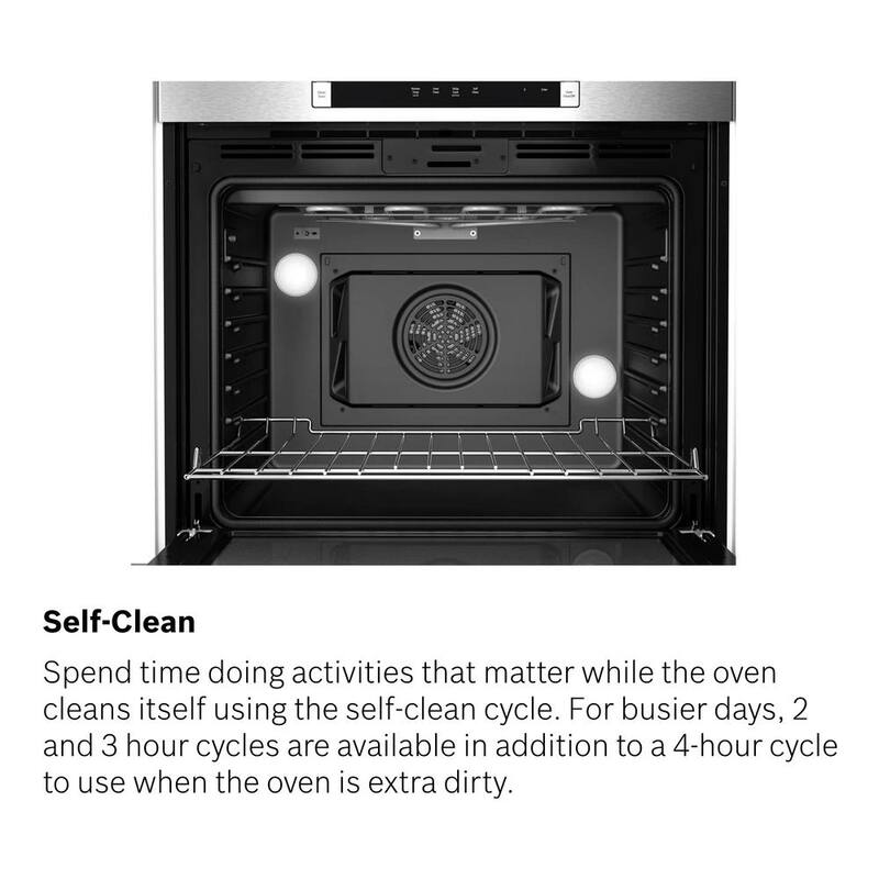 27 in Double Electric Wall Oven with Convection Self Cleaning Stainless Steel P280632