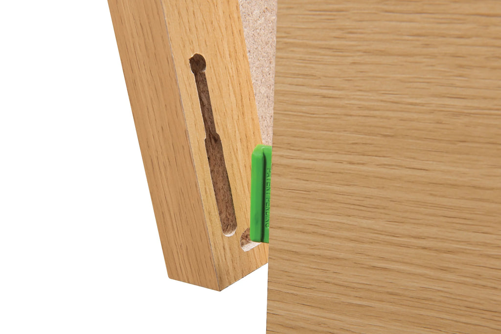 Engineered Wood Writing Desk Natural Finish J81948