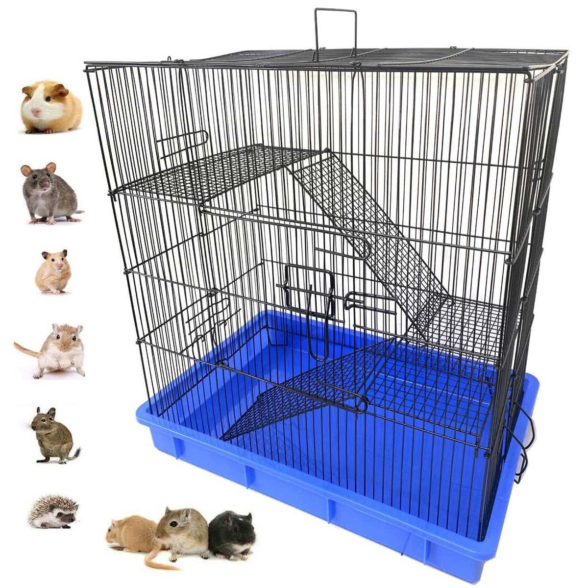 3-Story Animal Habitat Cage with 3/8-Inch Wire C55722