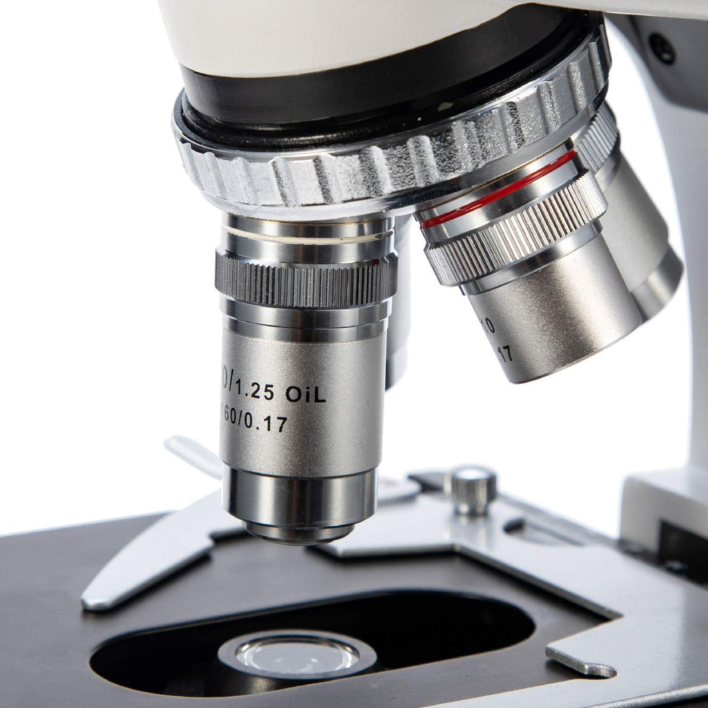40X-2500X Trinocular Compound Lab Microscope with Mechanical Stage G238676
