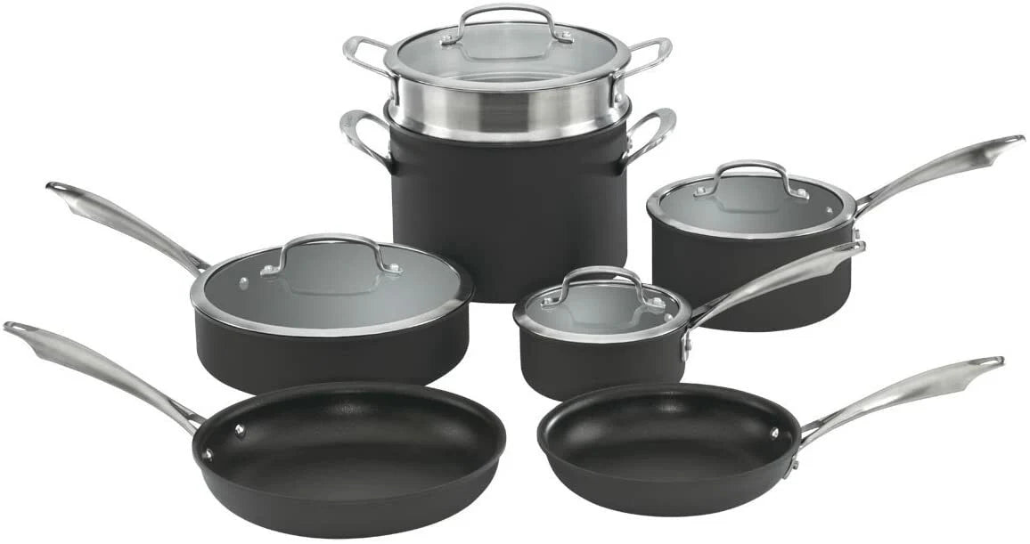 11 Piece Anodized Cookware Set I962687