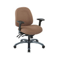 Jet Mid-Office Chair with Seat Slider and Titanium Finish Base M403351