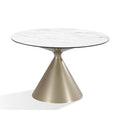 Round Metal Base Dining Table W970