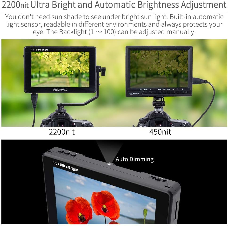 7 Inch Touch Screen Camera Field Monitor with 3D Lut C82035