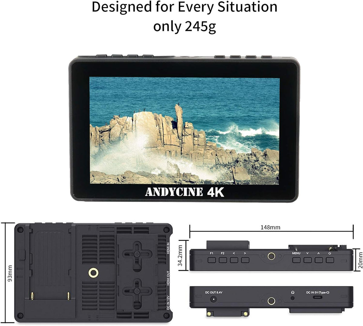 5.5 Inch Touch Screen FHD Camera Field Monitor Z144