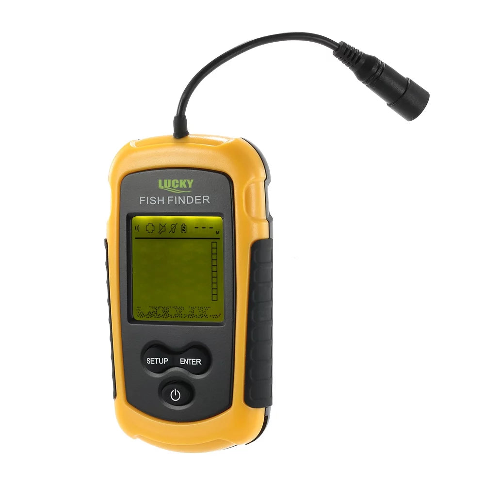 Portable Wired Fish Finder 100M Depth Sonar T642