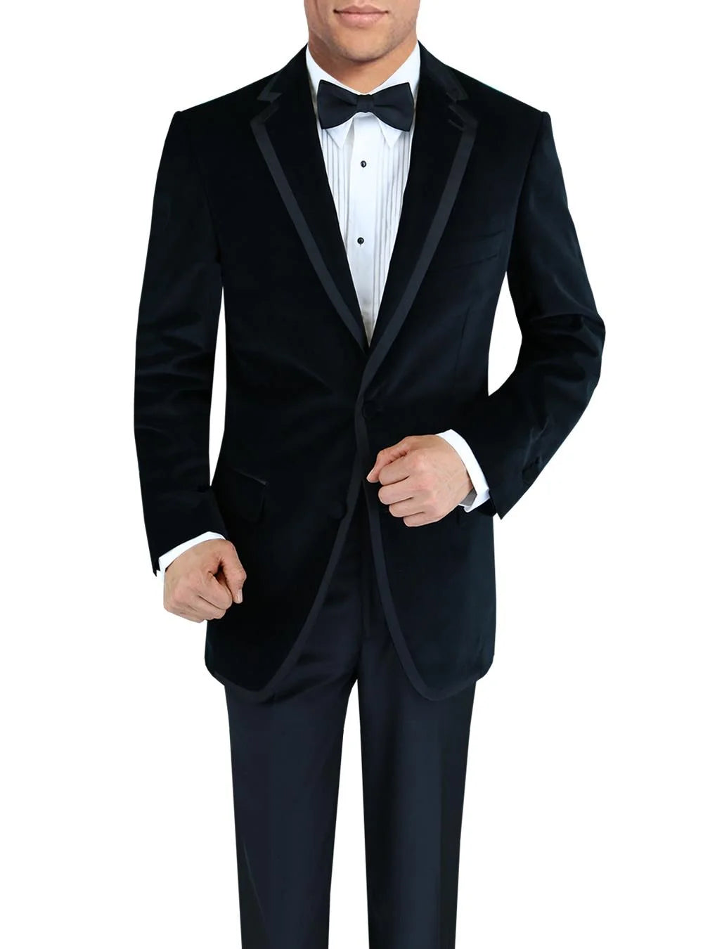 Black Velvet Tuxedo Suit Jacket Y709947