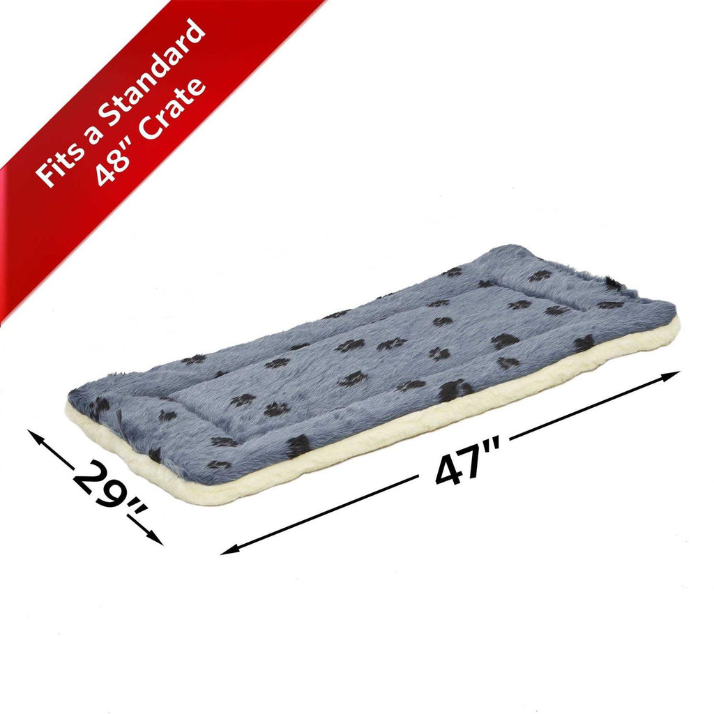 Reversible Paw-Print Pet Bed J91023
