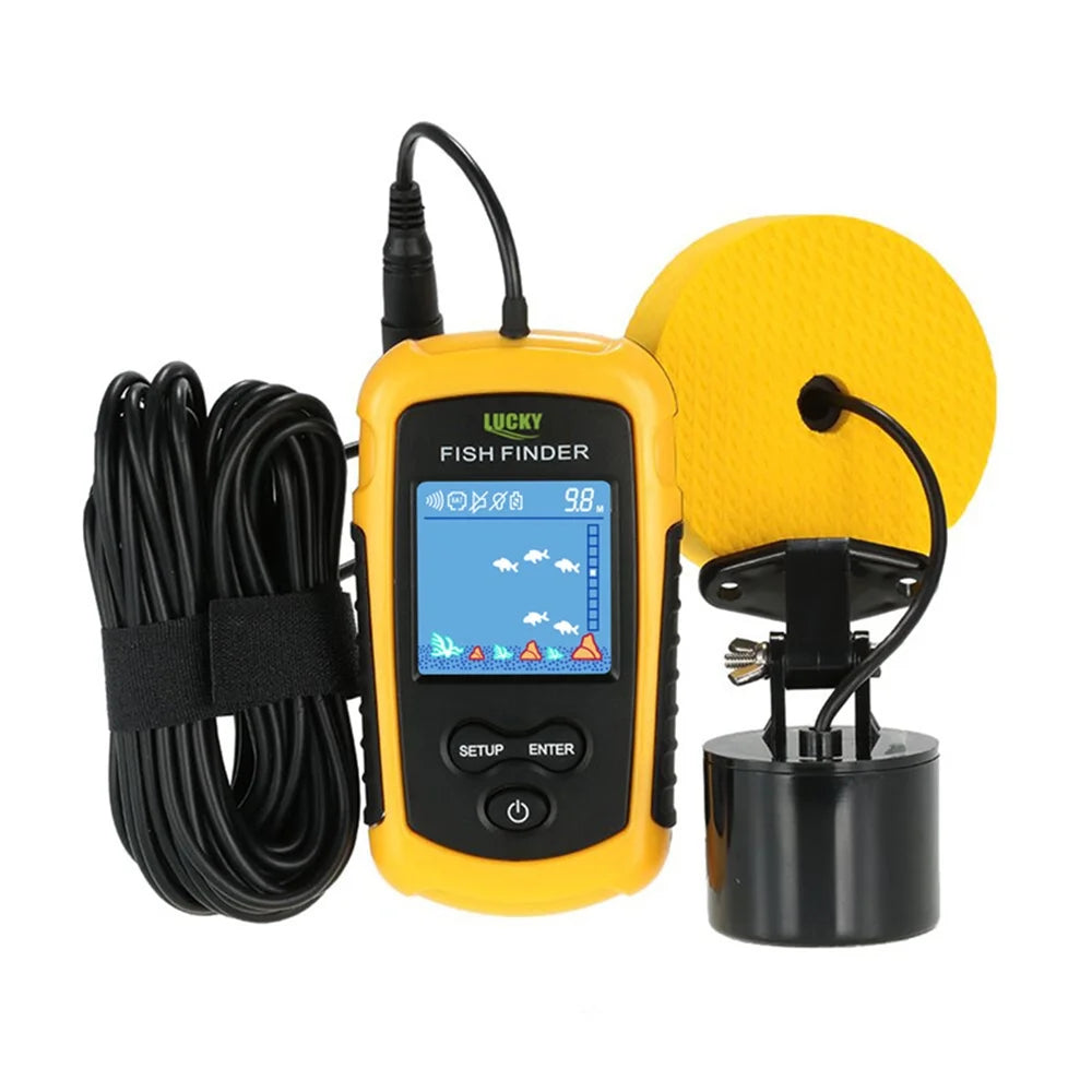 Portable Wired Fish Finder 100M Depth Sonar T642