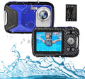 Waterproof Digital Camera with Flash 2.8 Inch LCD, 16FT, Blue, Pack of 2 B21102
