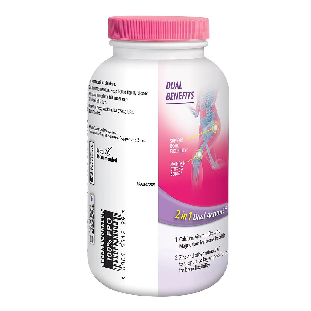 Calcium & Vitamin D3 Supplement Tablet 600 mg 320 ct M506