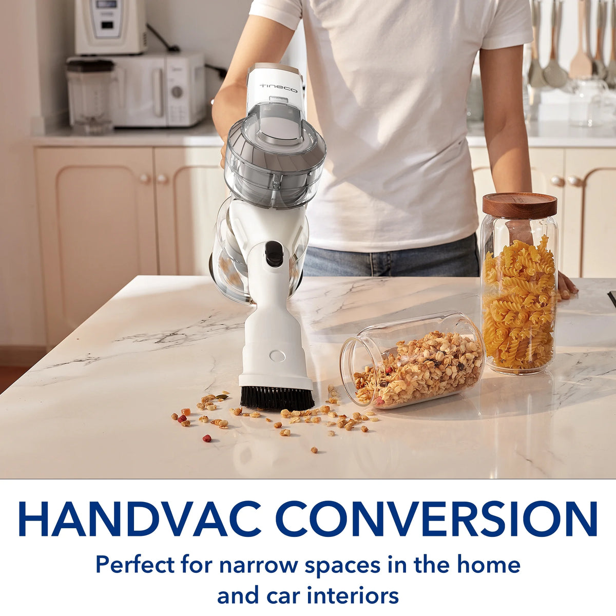 Cordless Stick Vacuum Cleaner with ZeroTangle Brush Head O887