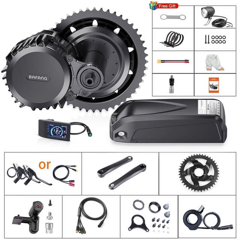 48V 1000W Bafang Mid Motor EBIKE Conversion Kit 68-73mm J315906