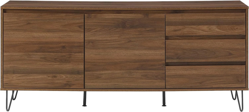 Brown Oak Record Storage Sideboard C8095