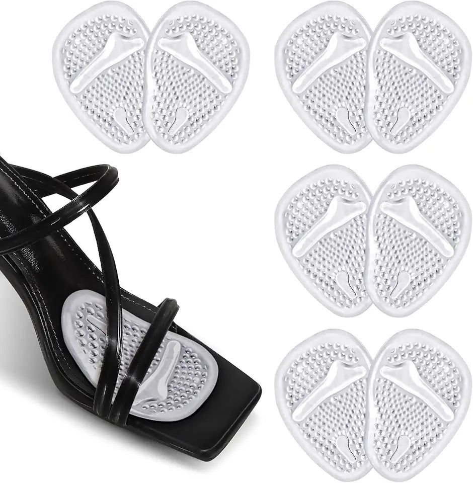 Reusable Soft Gel Metatarsal Pads, 4 Pairs D888