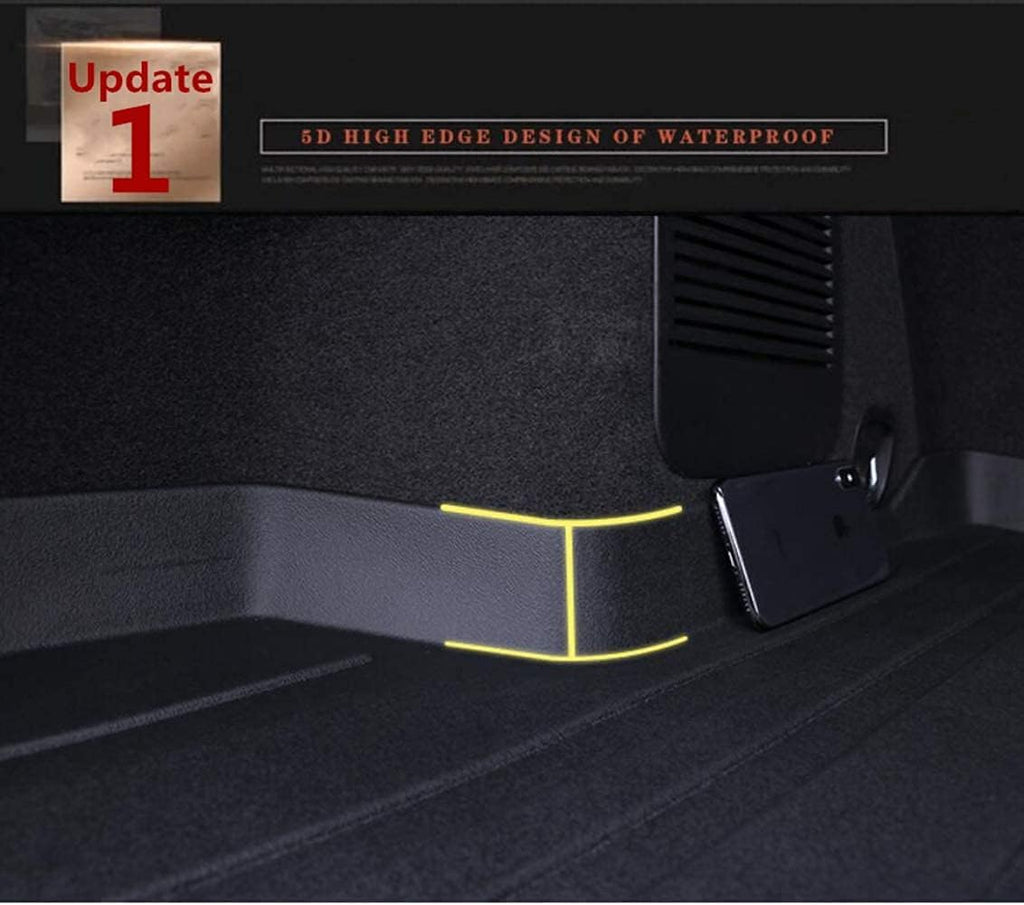 Black TPO Heavy Duty Waterproof Rear Cargo Tray Trunk Floor Mat Protector S578