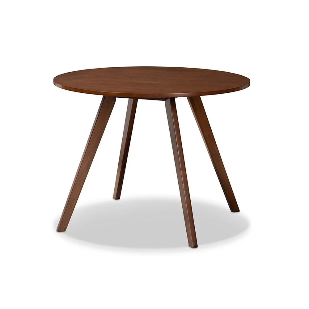 Light Beige Fabric and Wood 5-Piece Dining Set P399
