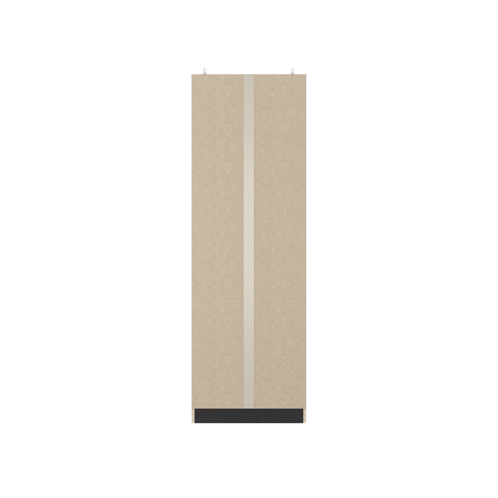 Black Oak Wood Kitchen Pantry with 2 Doors and 4 Shelves G423073