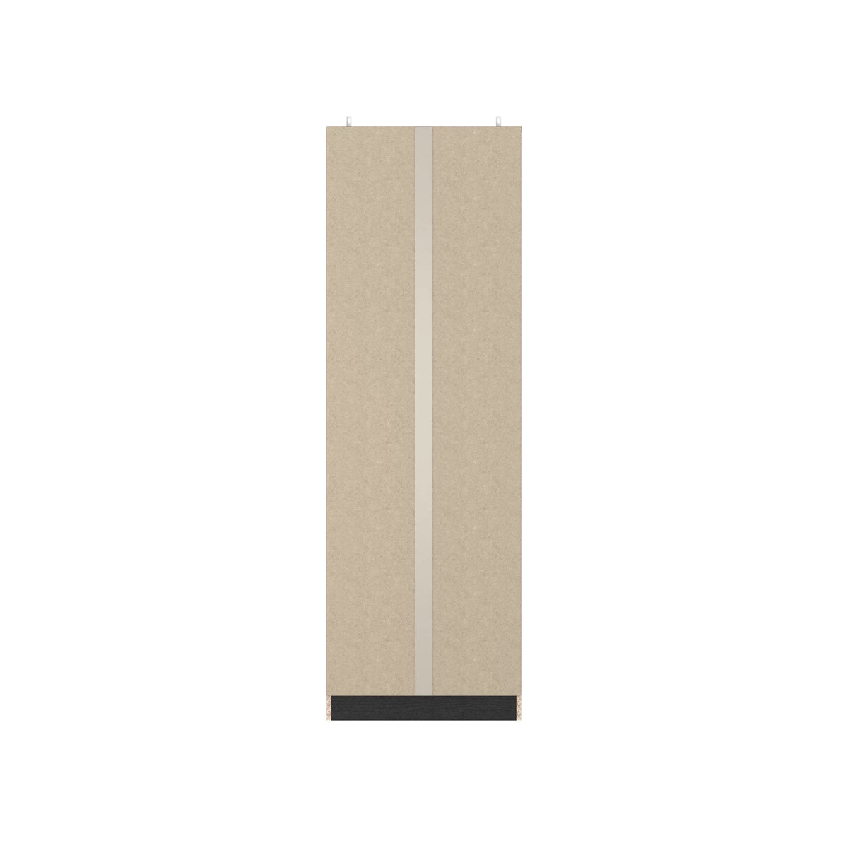 Black Oak Wood Kitchen Pantry with 2 Doors and 4 Shelves G423073