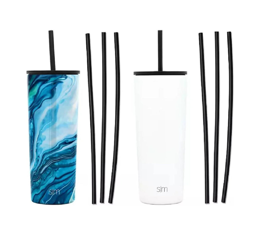 2 Pack 24oz Stainless Steel Straws Y459638