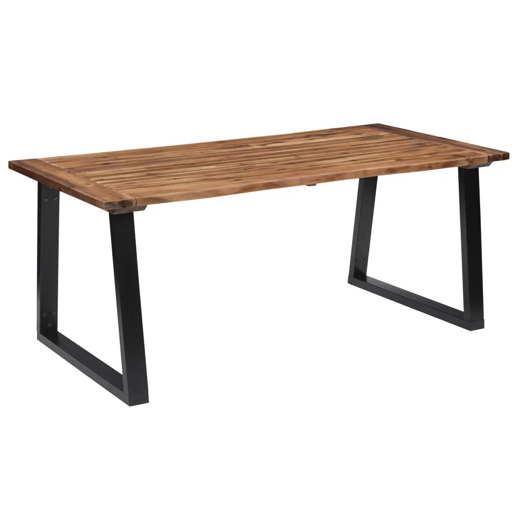 Solid Acacia Wood Dining Table Z96517