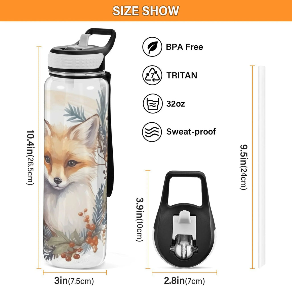 32oz Tritan Leakproof Water Bottle with Straw G45211