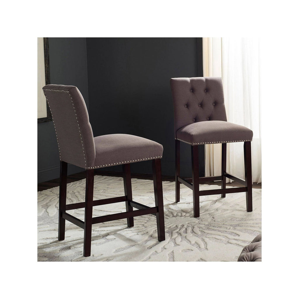 Dark Taupe Counter Stools Set Of 2 S480