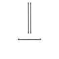 Refrigerator Handle Kit in Brushed Black F99987