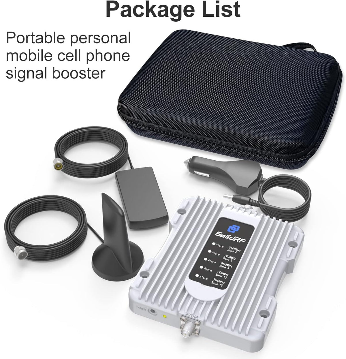 Cell Phone Booster for Car with Magnetic Roof Antenna X51182