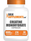 Micronized Creatine Monohydrate Capsules 5000mg Gluten Free 210 Capsules R64153