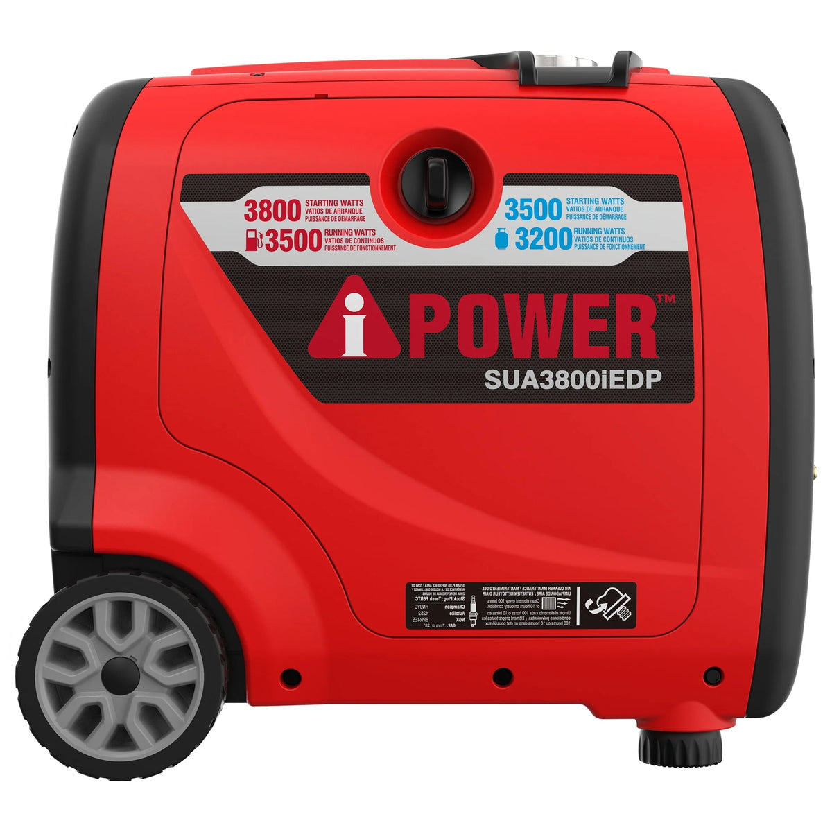 3,800-Watt Dual Fuel Portable Inverter Generator with CO Sensor I49981