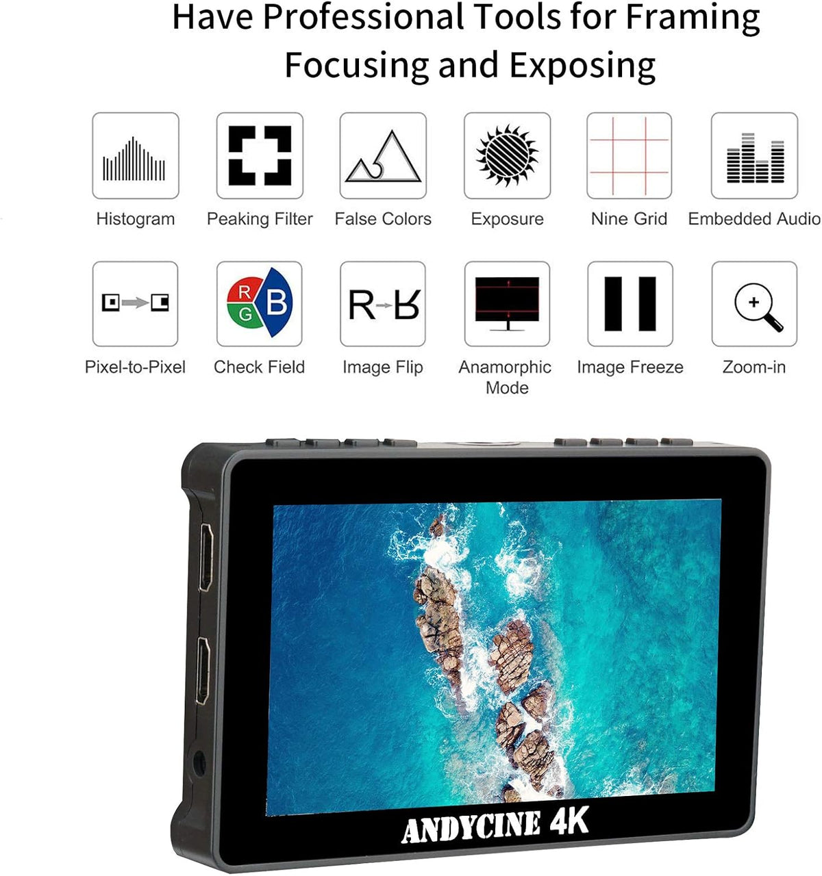 5.5 Inch Touch Screen FHD Camera Field Monitor Z144