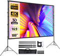 180 Inch Pull Down Projector Screen with Stand F14340