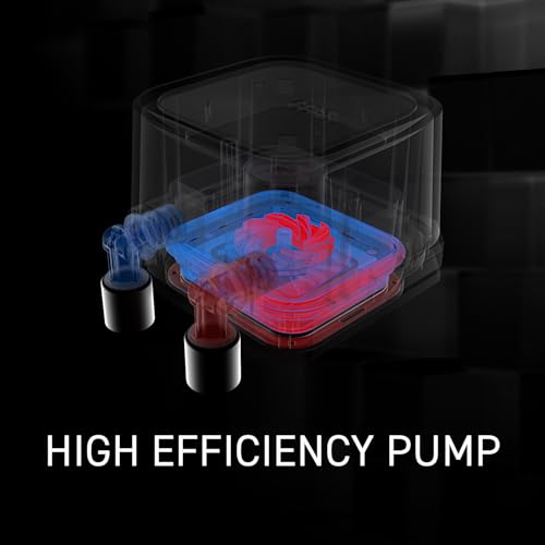 Black 240mm AIO CPU Liquid Cooler M43308