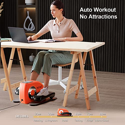 Electric Seated Leg Foot Pedal Exerciser with Remote and LCD Monitor J2843
