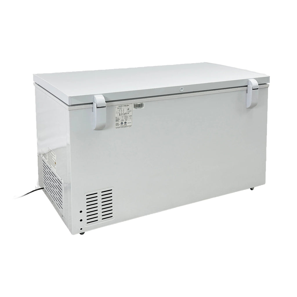 White 12.2 Cu.Ft. Commercial Chest Freezer with Top Open Door P9523