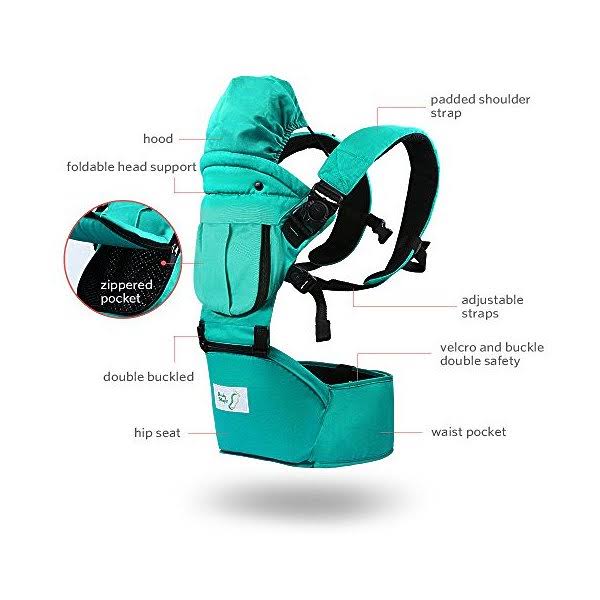 Ergonomic Baby Carrier with Hip Seat U8120