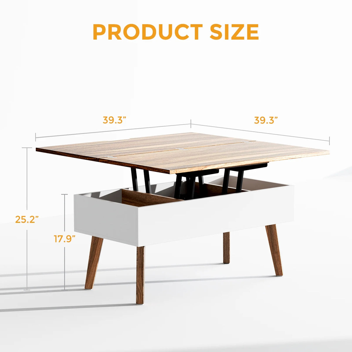 3 in 1 Lift Top Coffee Table with Storage Q7340