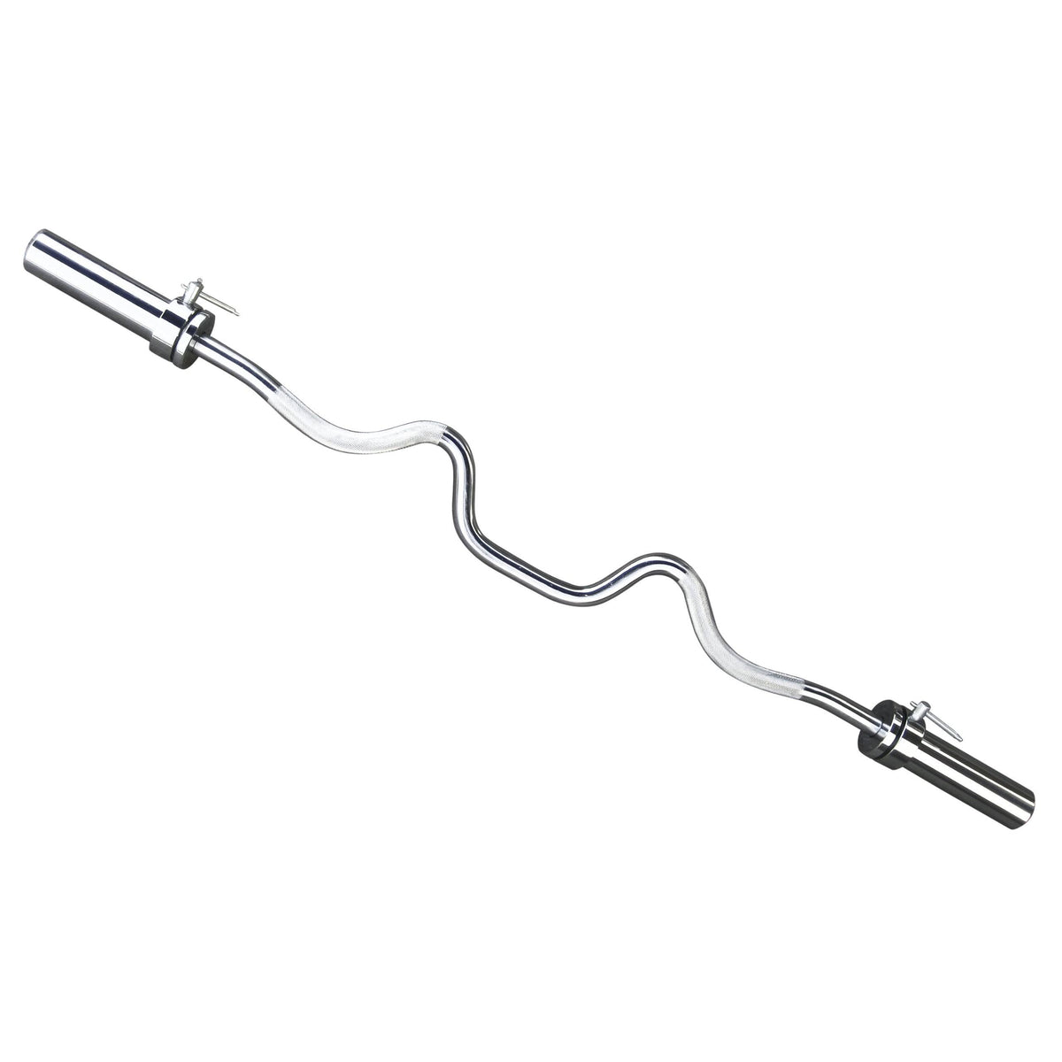 Chrome Olympic Super Curl Bar Z9130