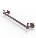 Antique Copper 24 Inch Towel Bar with Integrated Hooks M865