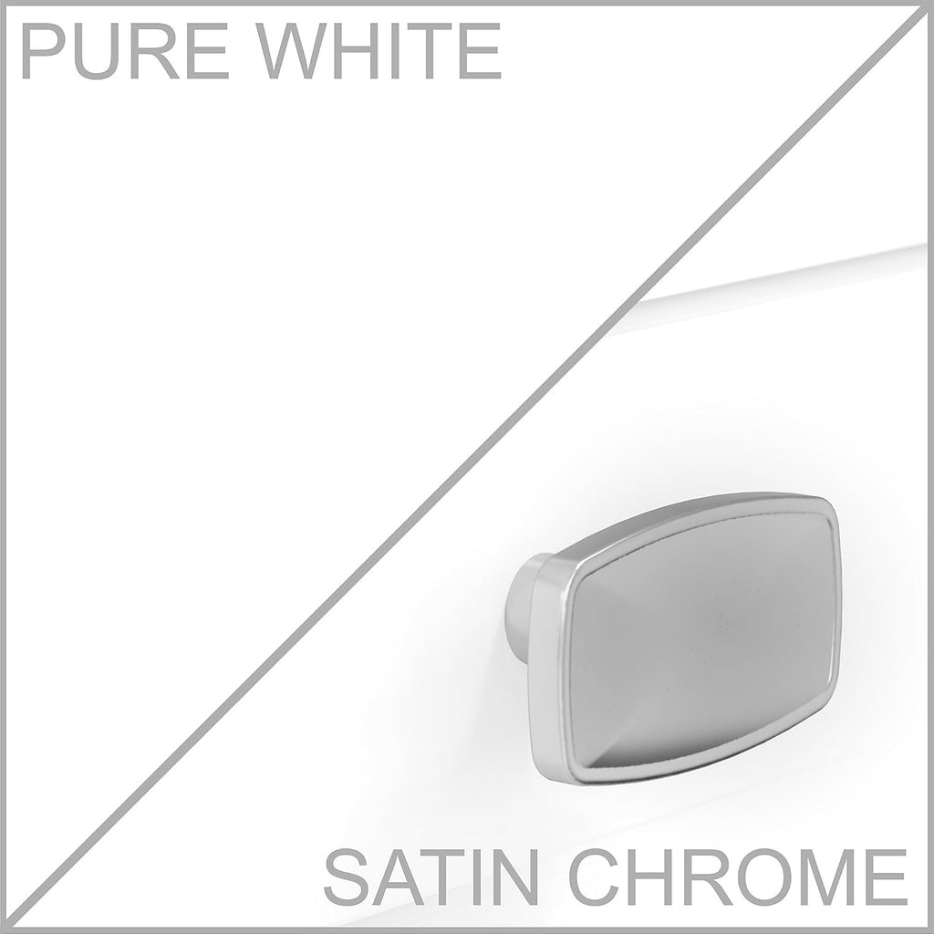 White Bathroom Storage Cabinet Y8534