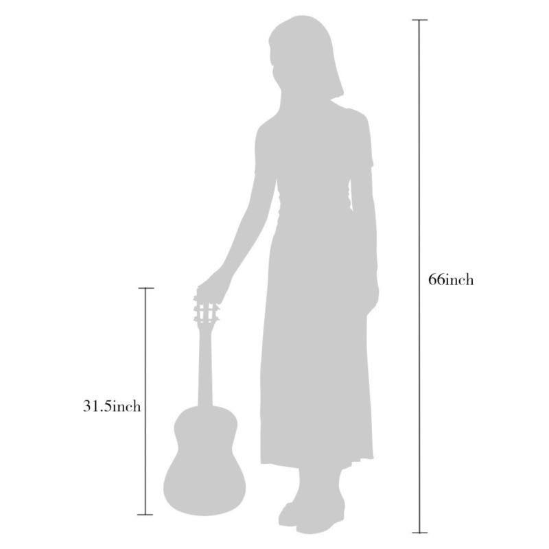 30 inch Nylon Strings Classical Guitar with Carrying Bag Y573890
