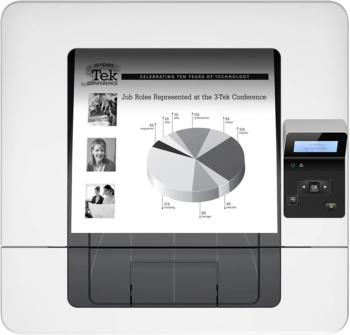 LaserJet Pro M402n Laser Printer with Built-in Ethernet R3600