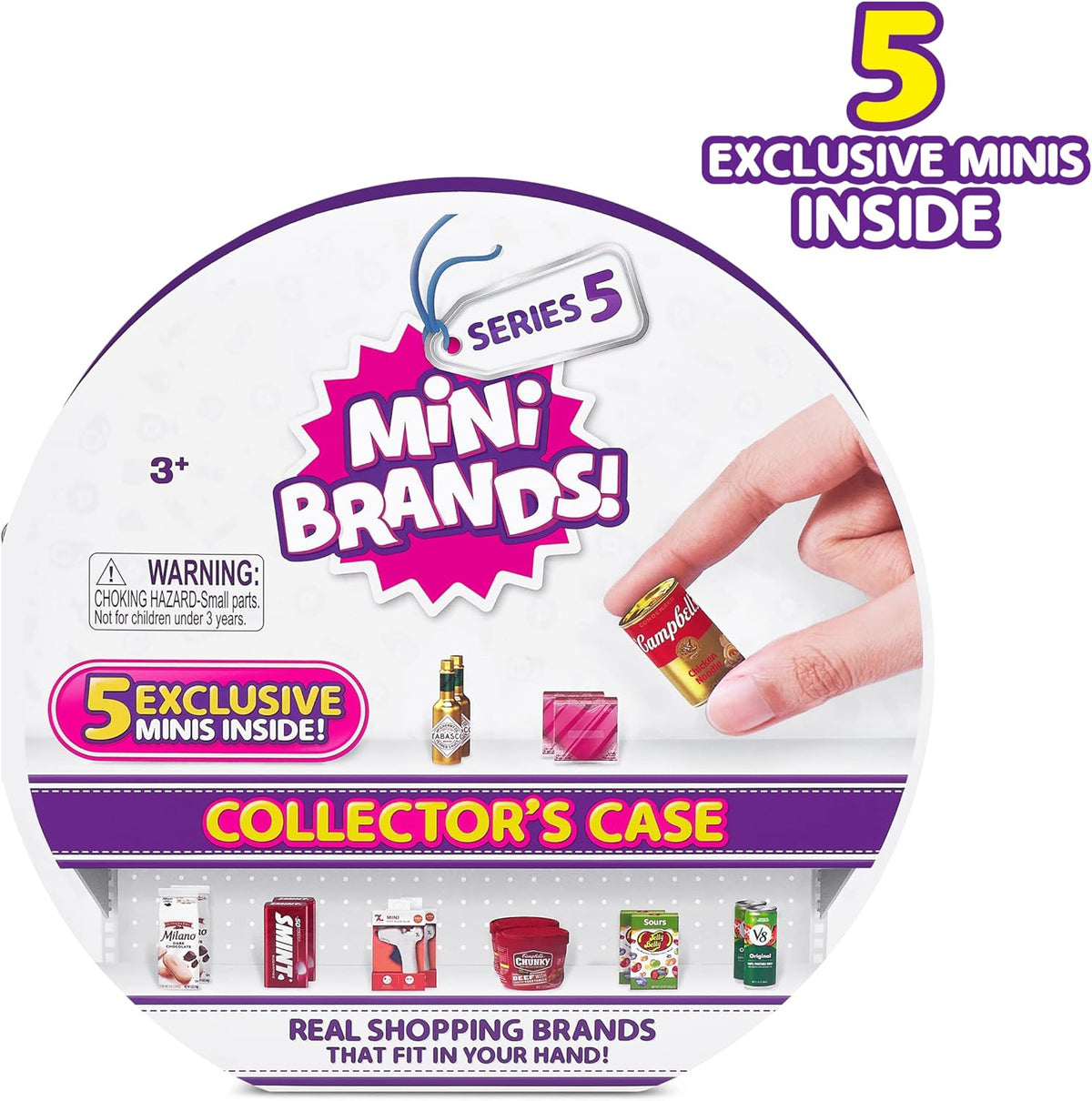 Mini Brands Series 5 Collector's Case with 5 Exclusive Minis Y86630